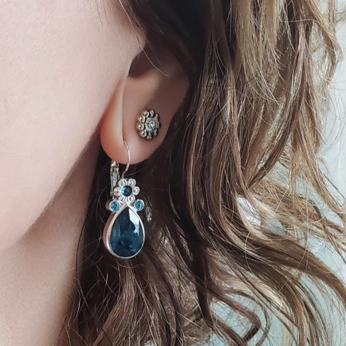 Glacier Blue Earrings